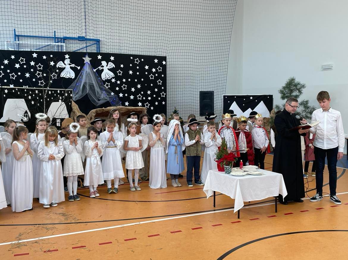 Dzielenie się opłatkiem