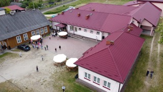 Widok na szkołę z lotu ptaka