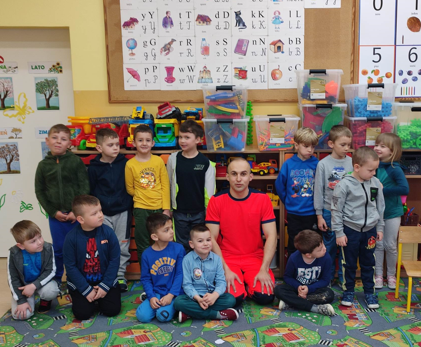 Warsztaty pierwszej pomocy - zdjęcie grupowe