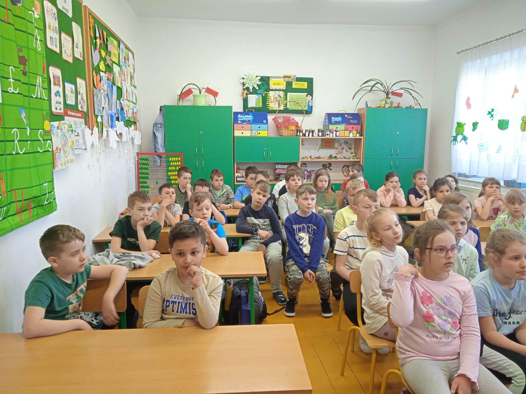 Kl. I, II, III podczas spotkania z przedstawicielem z Zakładu Komunalnego