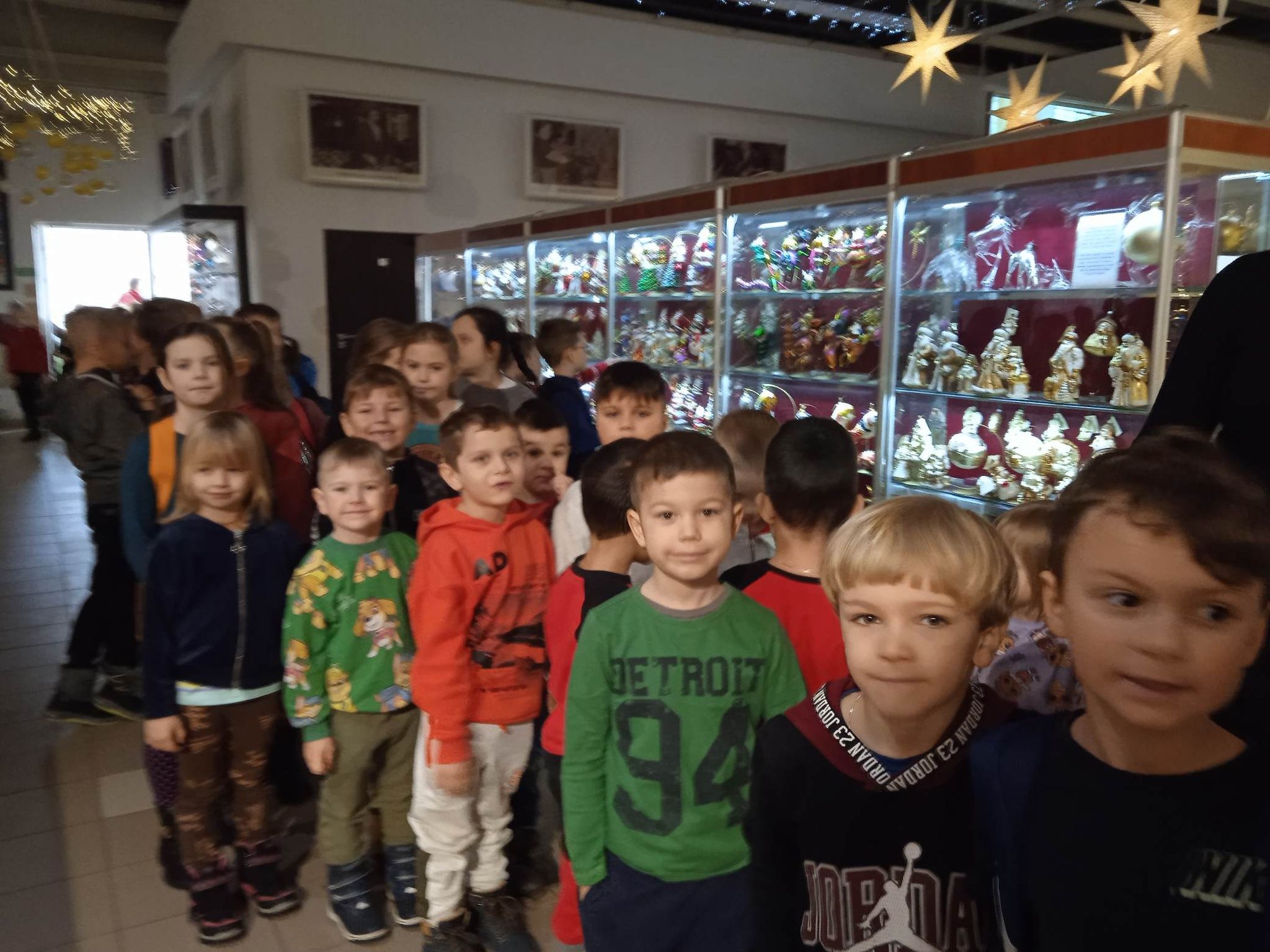 W Muzeum Bombki Choinkowej - przy gblotach