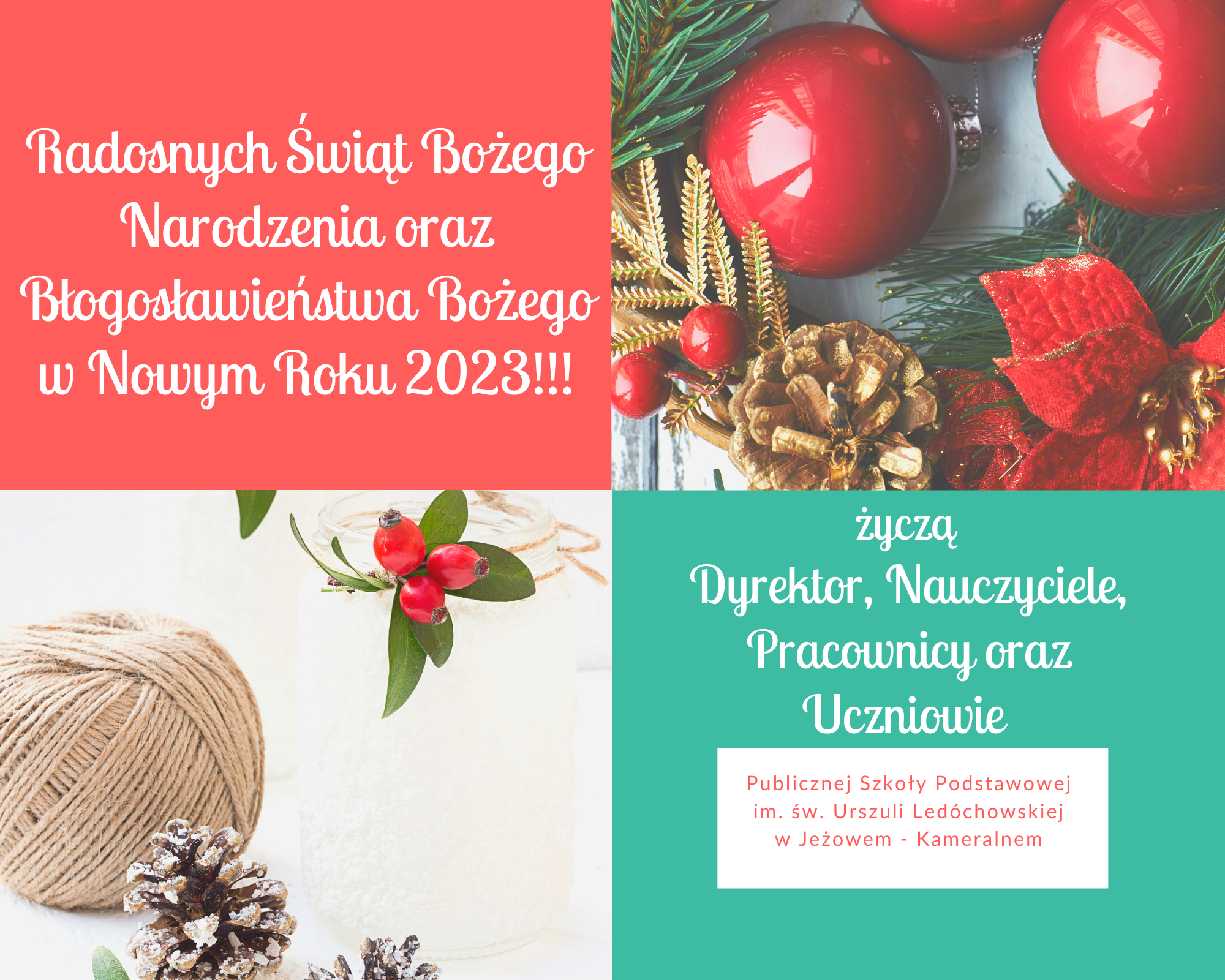 Radosnych Świąt Bożego Narodzenia!