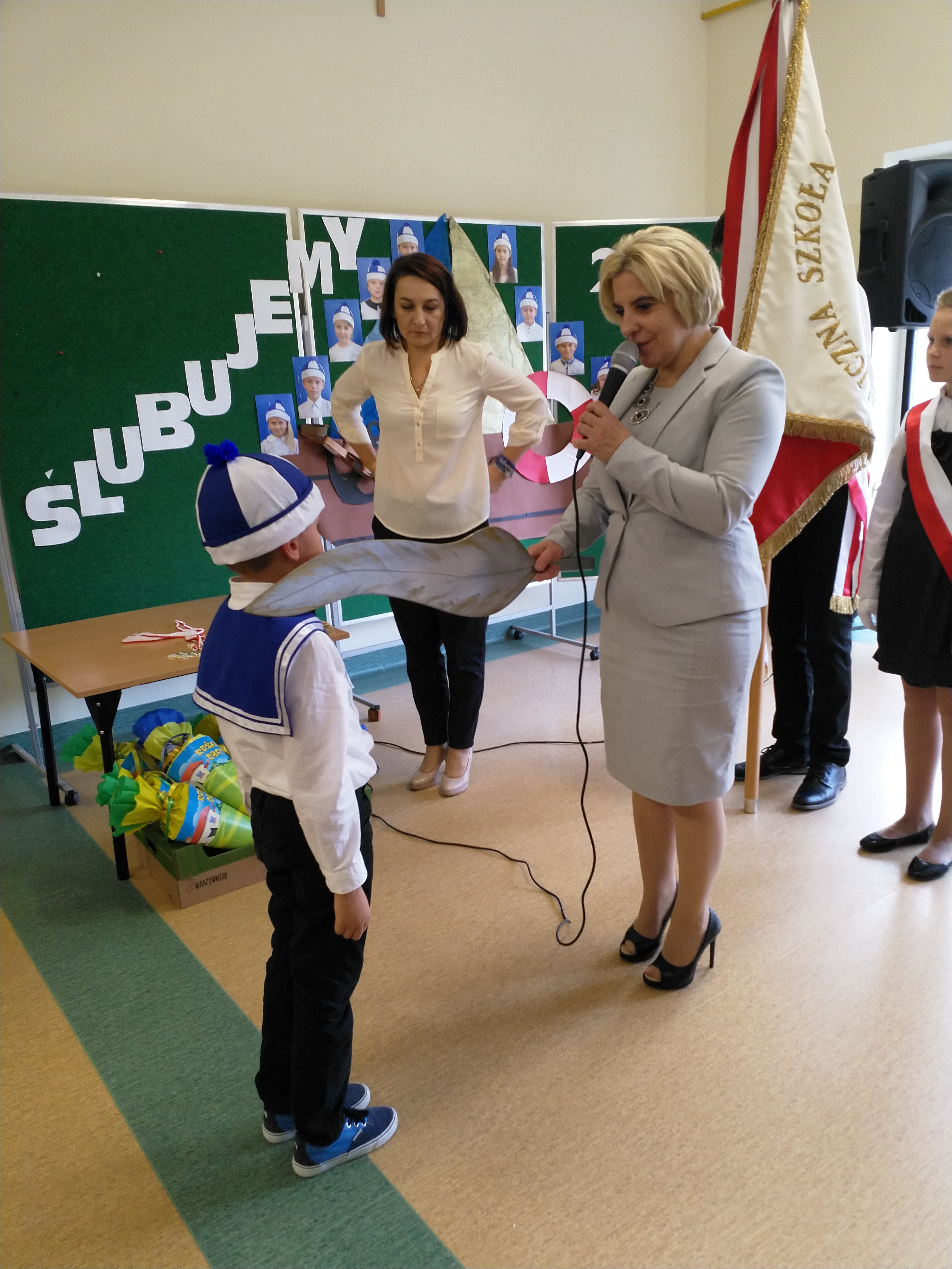 Pasowanie pierwszoklasistów